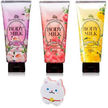 【セット商品】KOSE プレシャスガーデン ボディミルク ボディクリーム (ローズ・ピーチ・ゆず) +プレゼント付