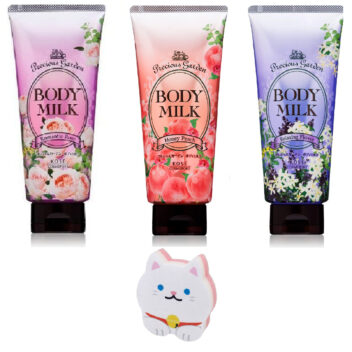【セット商品】KOSE プレシャスガーデン ボディミルク ボディクリーム (ローズ・ピーチ・フラワー) +プレゼント付