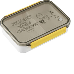 OSK 弁当箱 ランチボックス スヌーピー ピーナッツ 800ml [仕切付/洗いやすい/ロック式/保存容器] 日本製 食洗機対応